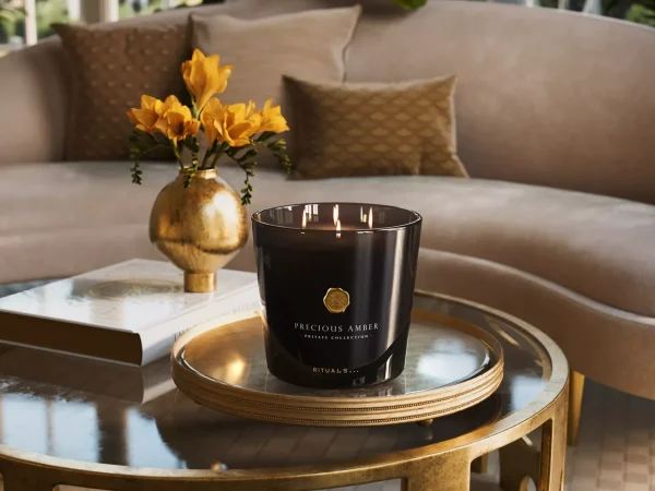 Rituals Large Precious Amber Scented Candle | Candele Profumate
